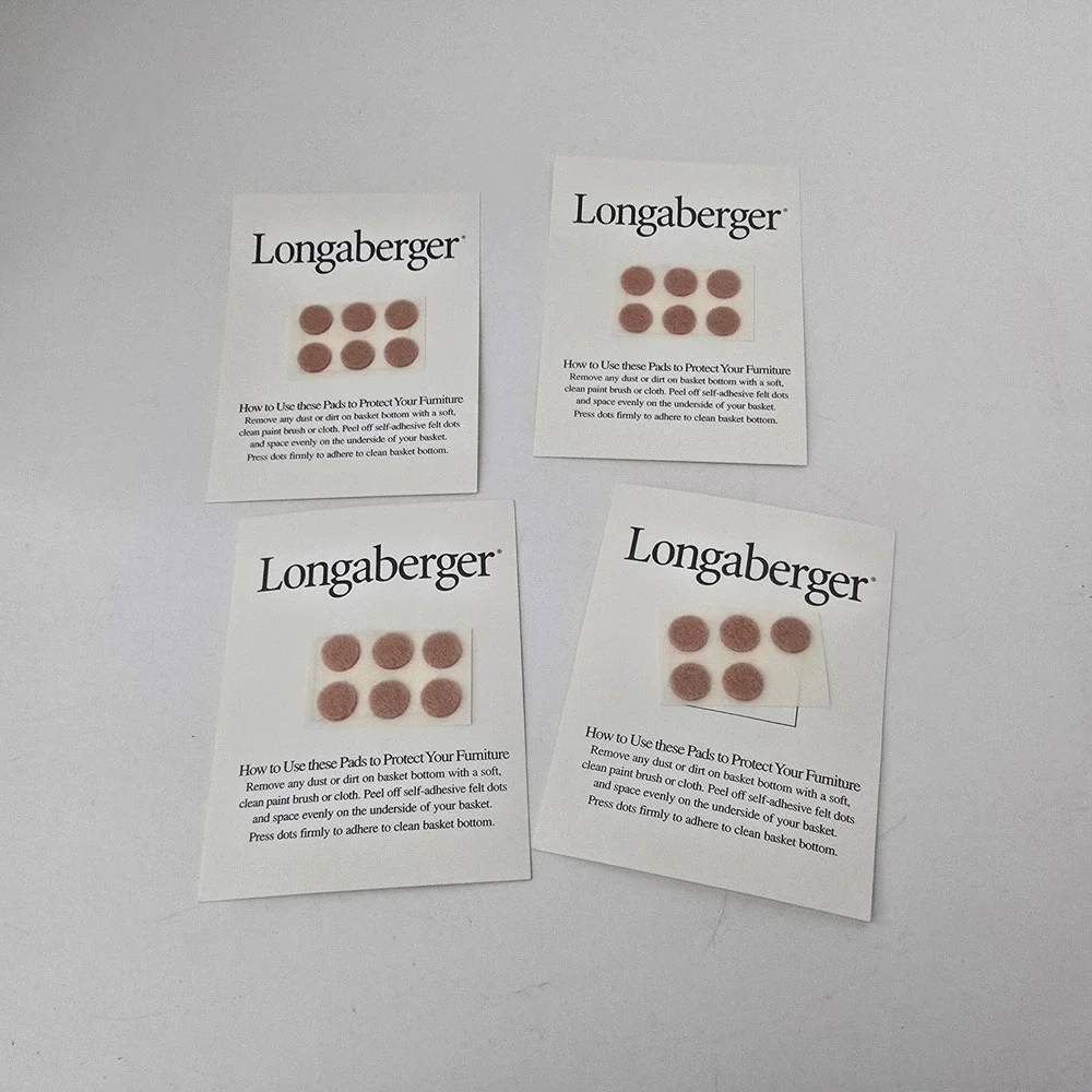 LONGABERGER FELT PADS/DOTS FOR BASKETS & FOR FURNITURE PROTECTION